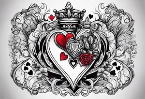 Jack of hearts tattoo idea