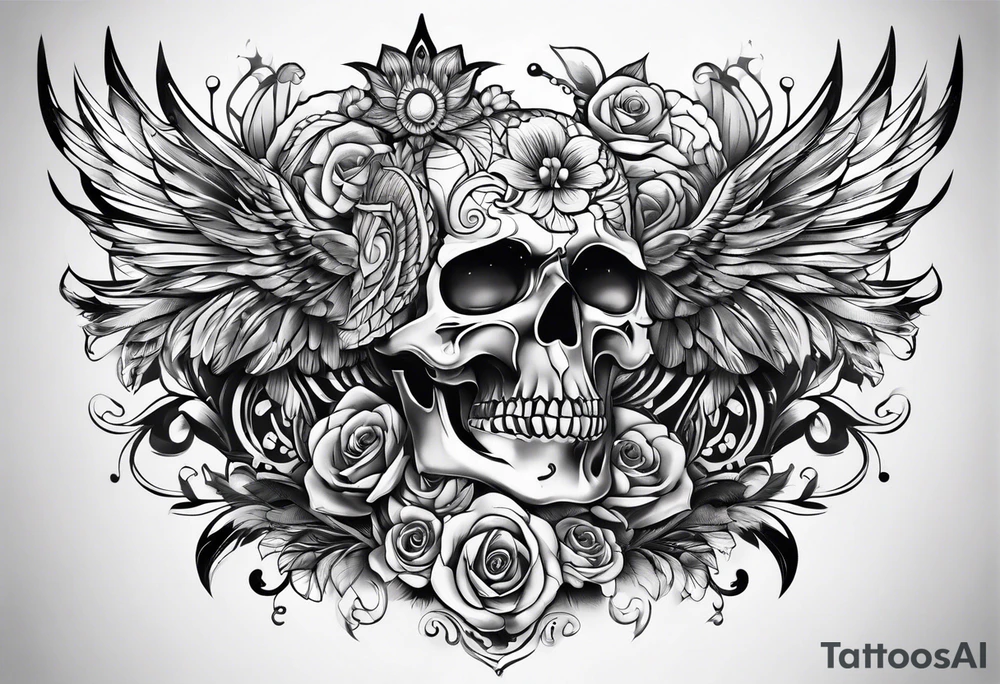 Full leg tattoo tattoo idea