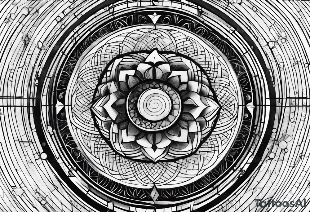 fibonacci sequence with numbers tattoo idea