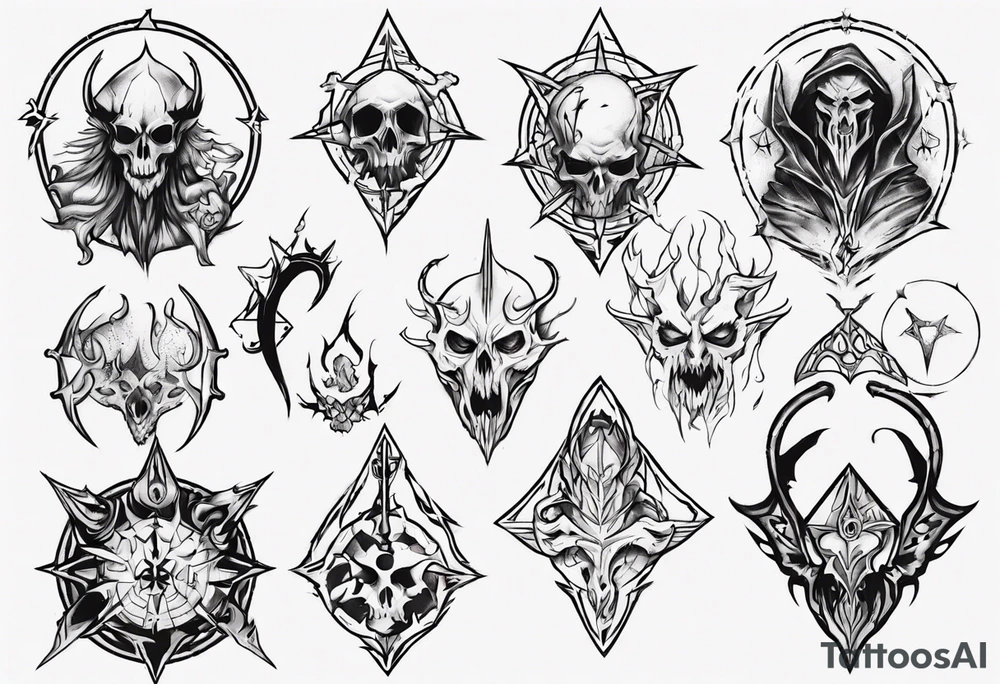 D&d warlock tattoo idea