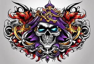 Graffiti art of the name Evil Jaga tattoo idea