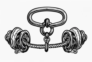 Rigging shackle tattoo idea