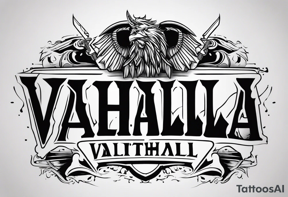 Valhalla military tattoo idea