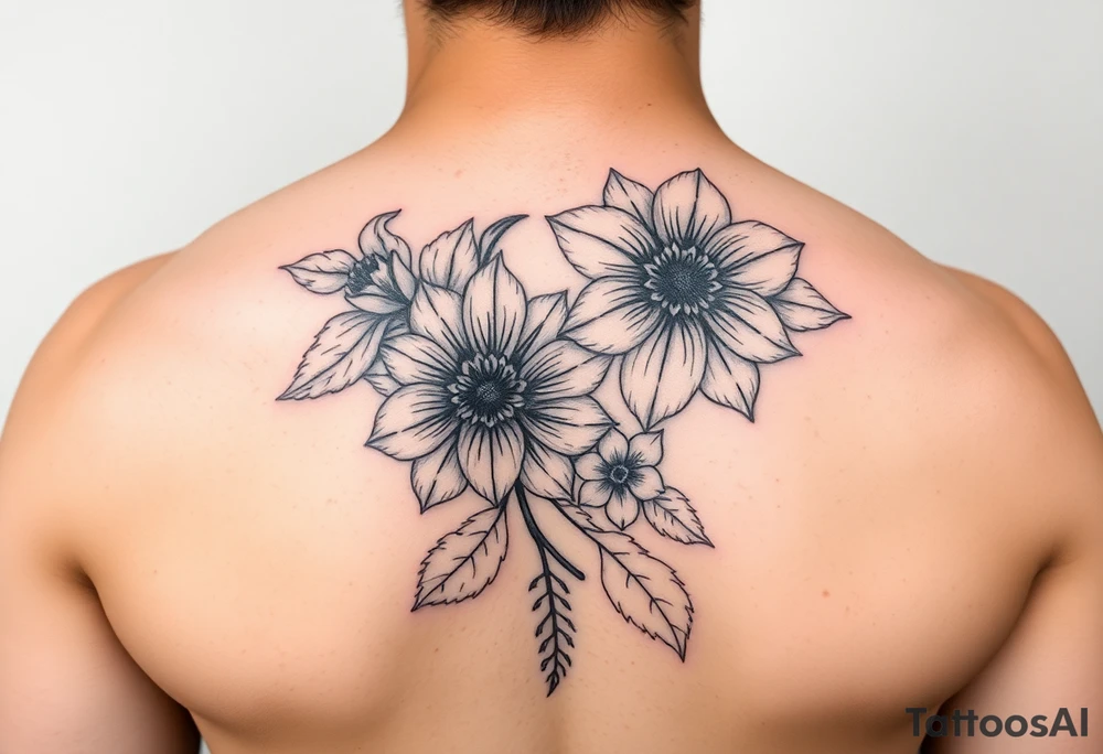 anishinaabe flowers tattoo idea