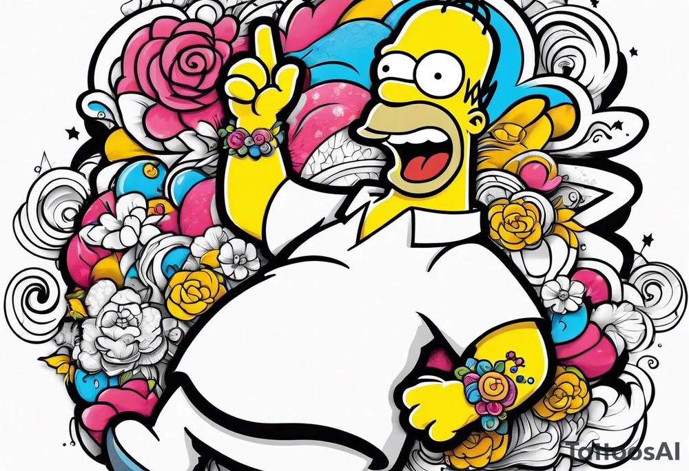 Homer Simpson tattoo idea