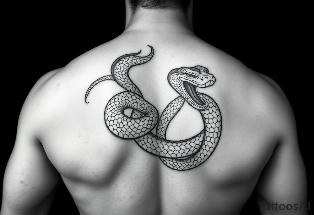 Give me a Neo traditional tattoo of a snake. Full body designed for a forearm. tattoo idea