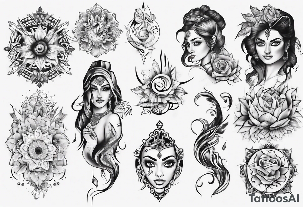 Name Neha tattoo idea
