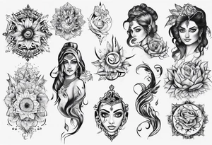 Name Neha tattoo idea