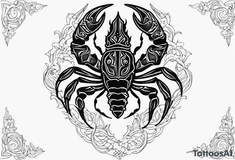 Scorpio tattoo idea