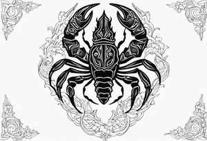 Scorpio tattoo idea