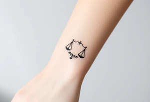 Libra stars tattoo idea