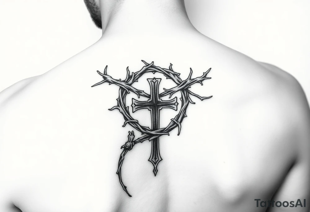 Crown of thorn Spiral wrap
 include God First + cross in the wrap tattoo idea