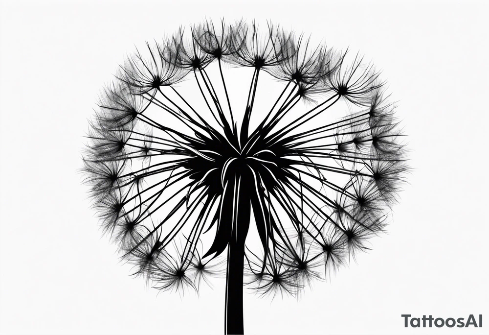 Dandelion tattoo idea