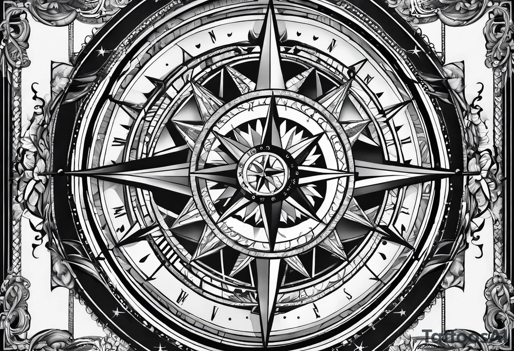 Compass mind compass tattoo idea