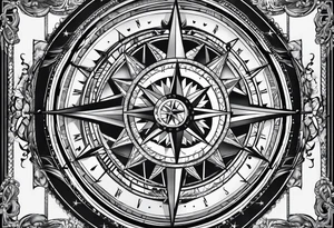 Compass mind compass tattoo idea