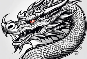 dragon, asian, vietnamese, japense, oni, big tattoo idea