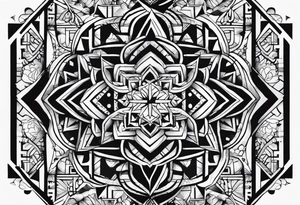 The words: "Надежды нет" are crossed out tattoo idea