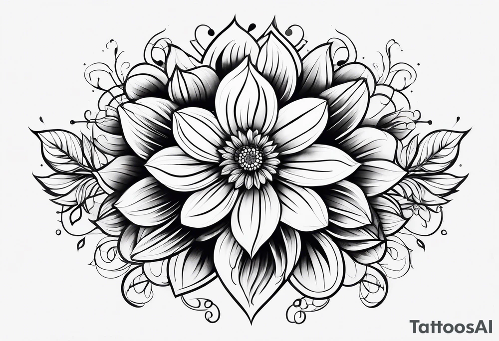 Flower tattoo idea