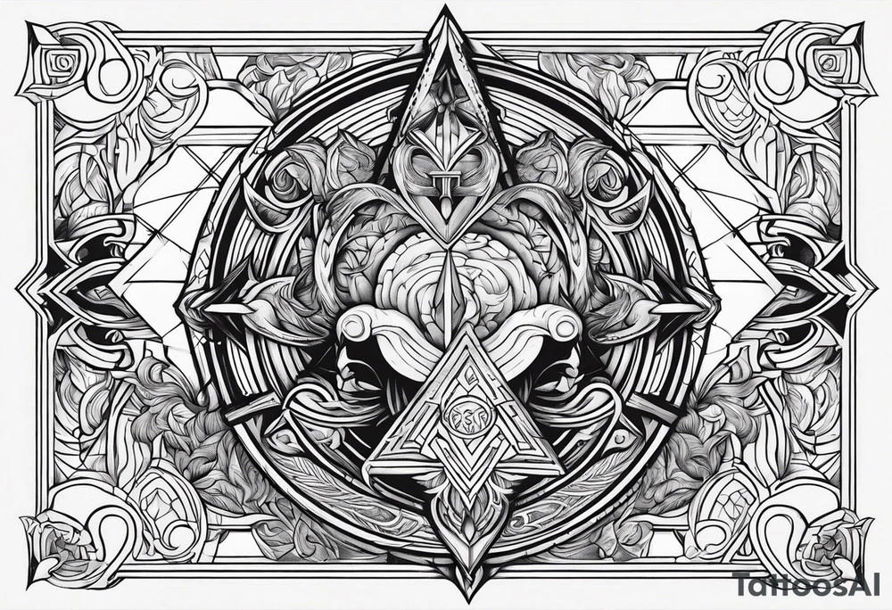 Norse mythology tattoo symbolizing the night tattoo idea