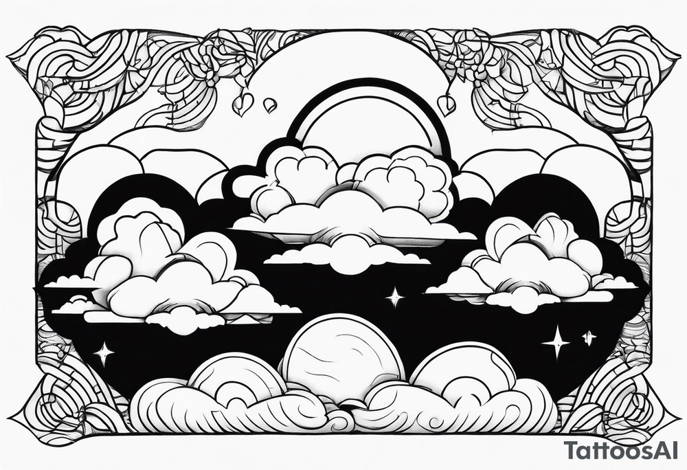 Clouds tattoo idea
