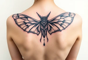 mothman scary motherfucker he flying tattoo idea