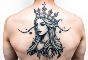 Queen, strong, lonely tattoo idea