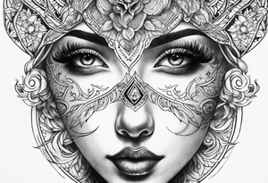 Sol e Lua juntos tattoo idea