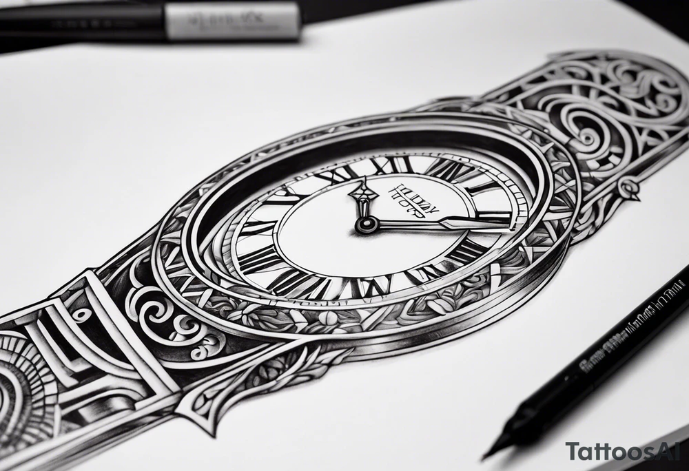 date 13/02/2022 in roman numerals tattoo idea