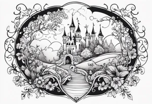 fairy land tattoo idea