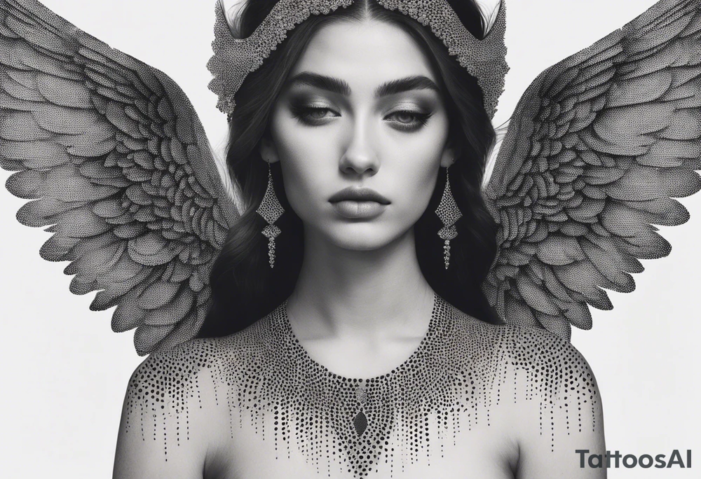 Angel tattoo idea