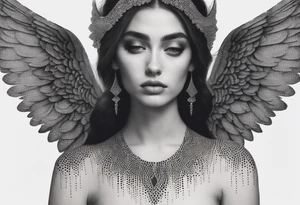 Angel tattoo idea