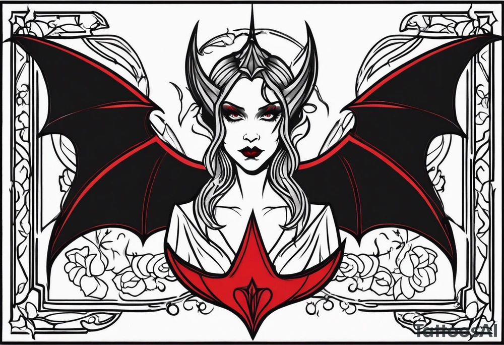 Vampire tattoo design tattoo idea