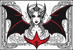Vampire tattoo design tattoo idea