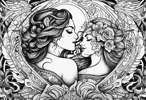 eternal love tattoo idea