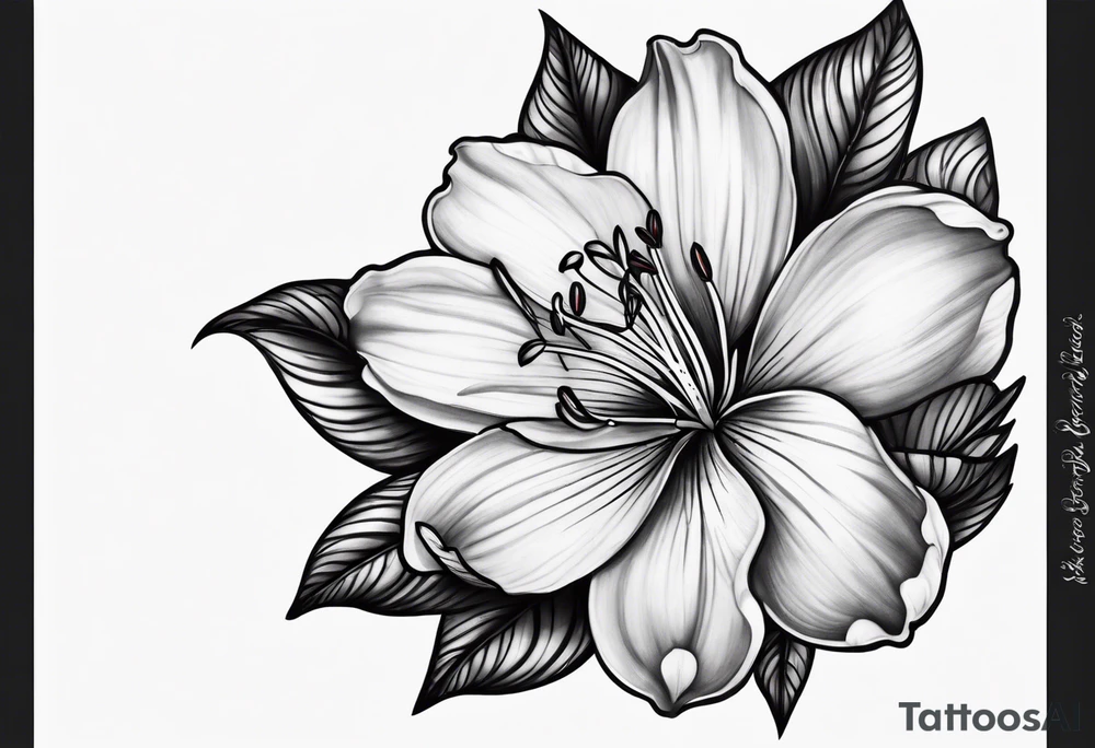Azalea tattoo idea