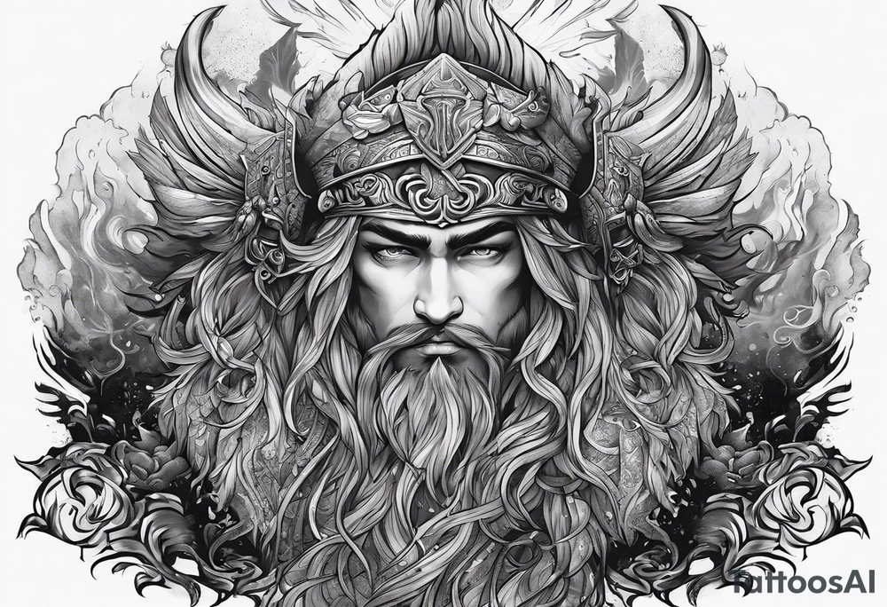 Valhalla  mist fog tattoo idea