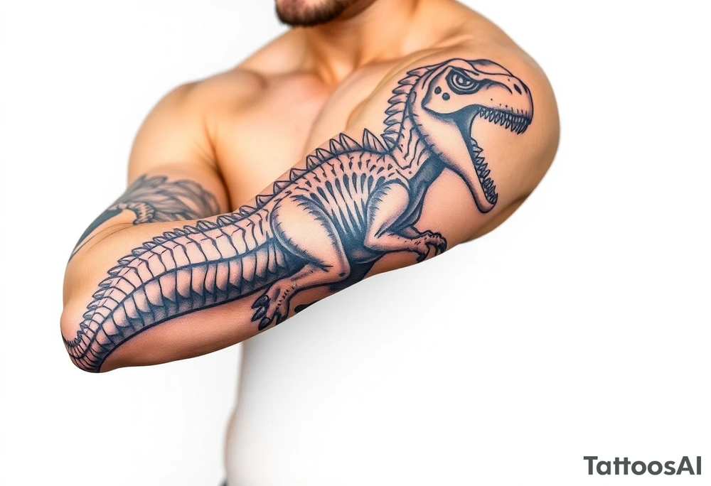 dinosaur tattoo idea