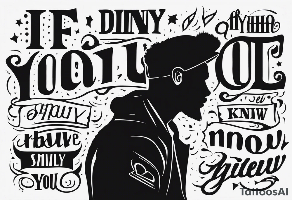 If only you knew tattoo idea