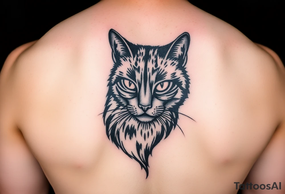 Black Cat tattoo idea
