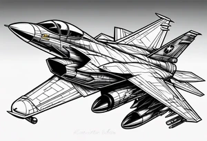 fighter jets tattoo idea