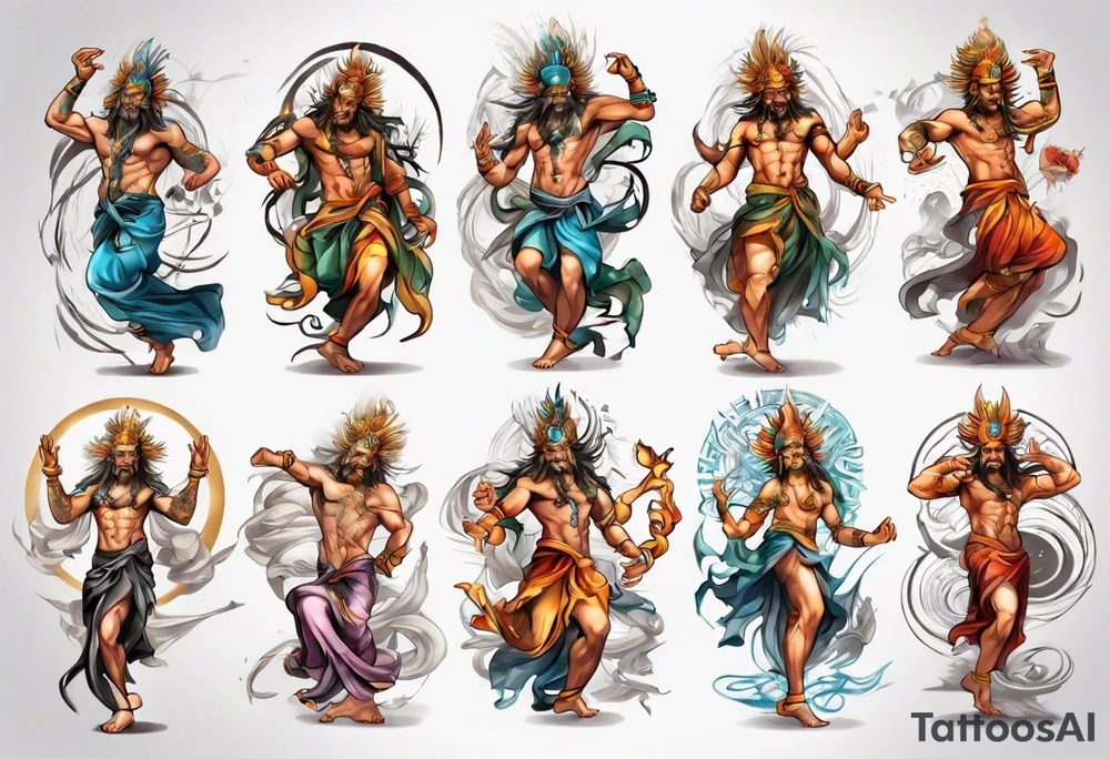 The god of dance tattoo idea