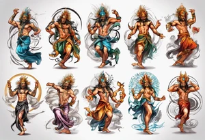 The god of dance tattoo idea