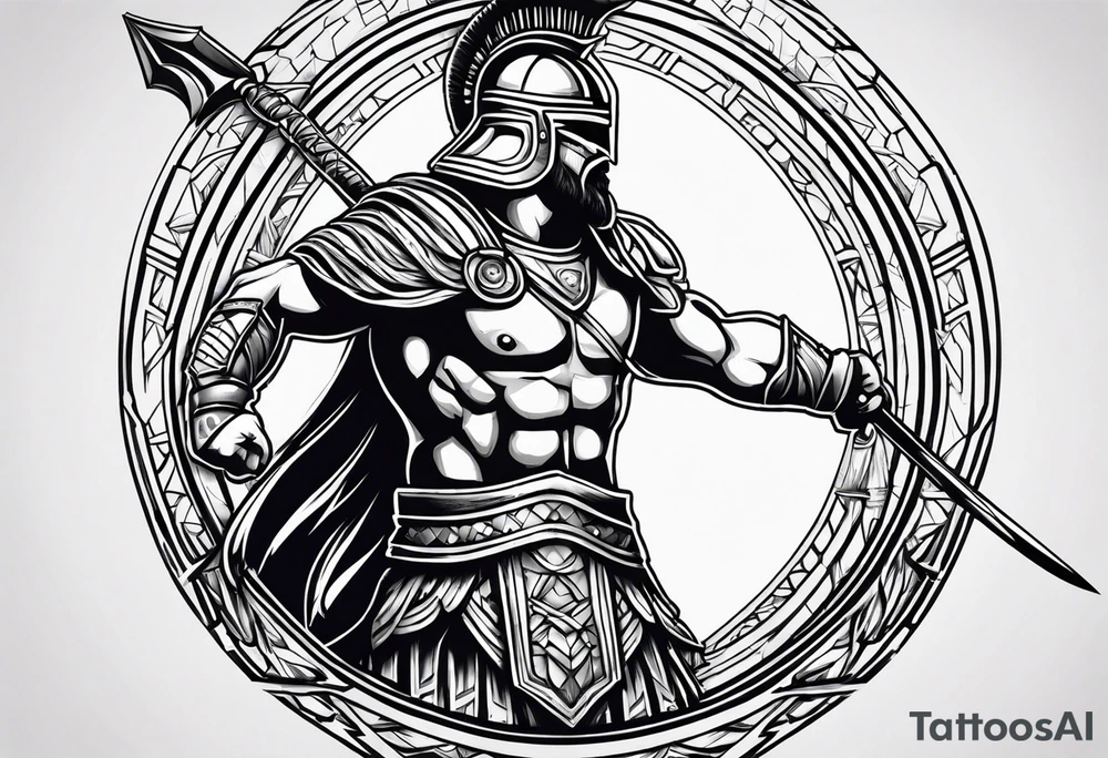 A gladiator tattoo idea