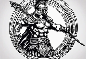 A gladiator tattoo idea