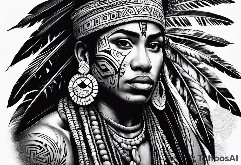 🇵🇷  🇻🇮  🇹🇹 taino tattoo idea
