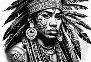 🇵🇷  🇻🇮  🇹🇹 taino tattoo idea