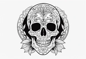 skull tattoo idea