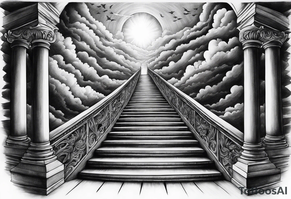 Stairway to heaven tattoo idea