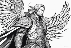 Kael'Thas and his phoenix on the arm tattoo idea