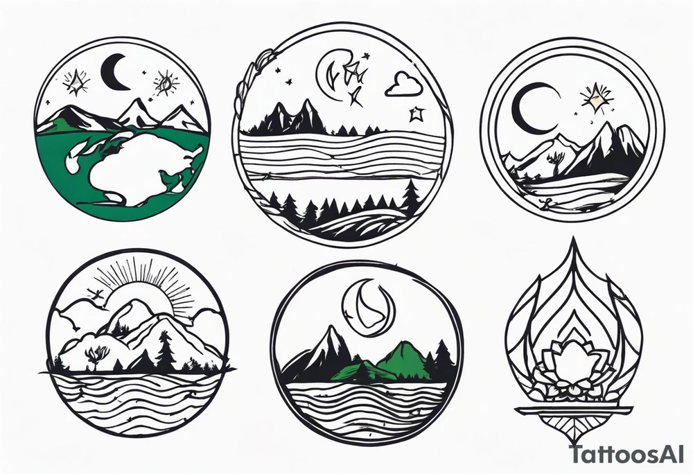 EARTH DAY FLASH TATTOOS tattoo idea